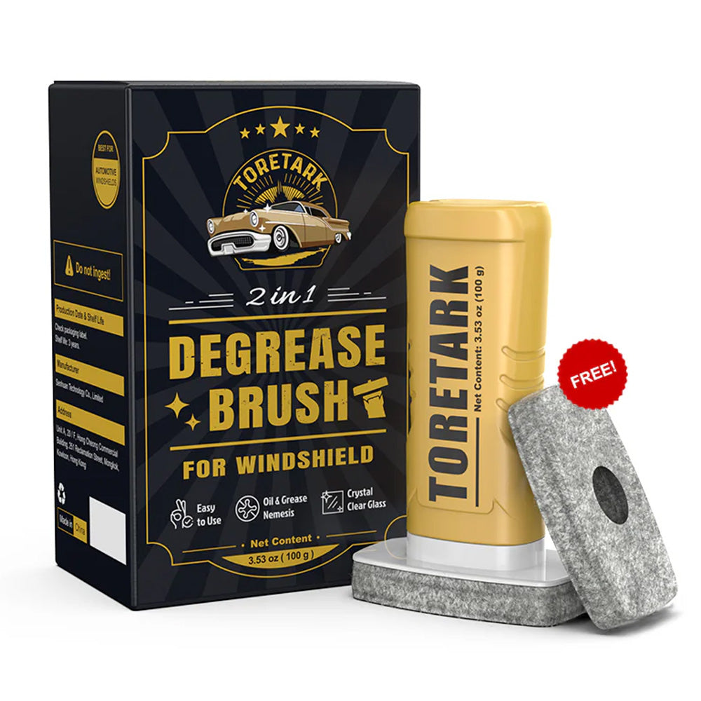 Toretark® Ultimate 2 en 1 Cepillo Desengrasante Automotriz para Película de Aceite