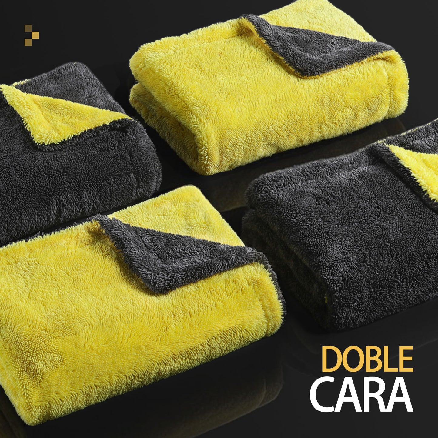 Toretark® Toalla Absorbente de Microfibra de Doble Cara