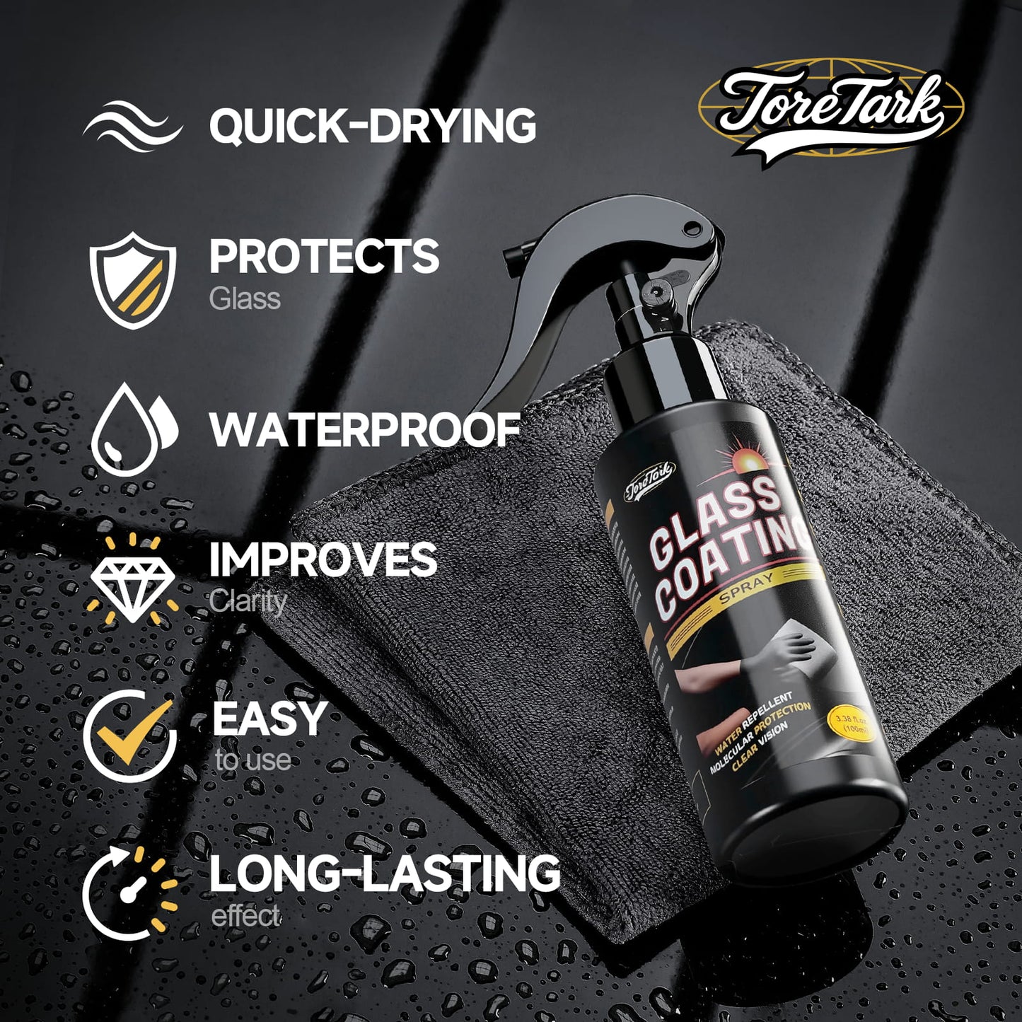 Toretark® Recubrimiento para Cristales de Auto