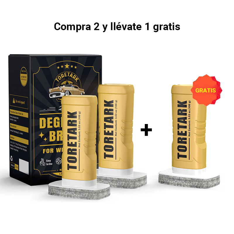 Toretark® Ultimate 2 en 1 Cepillo Desengrasante Automotriz para Película de Aceite