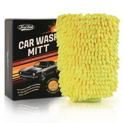 Toretark® Soft & Absorbent Car Wash Mitt - Scratch-Free Cleaning