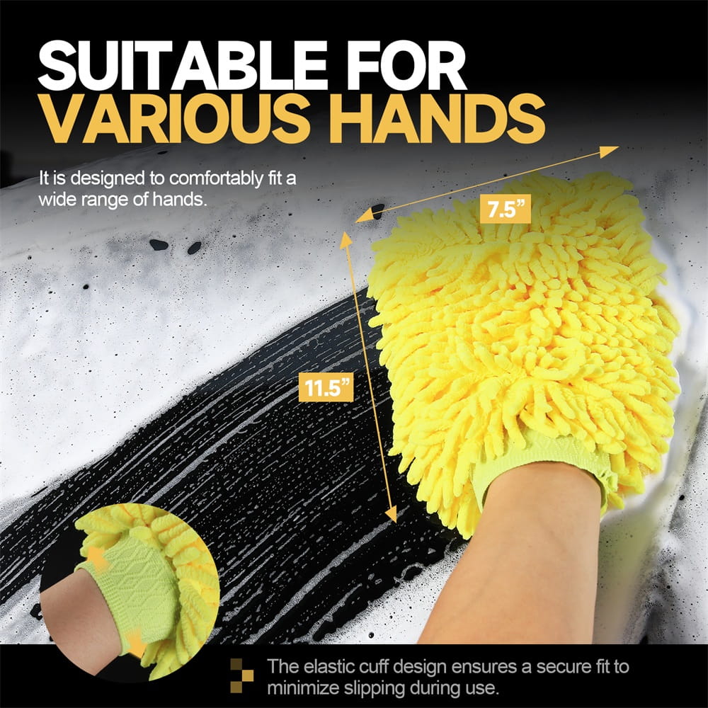 Toretark® Soft & Absorbent Car Wash Mitt - Scratch-Free Cleaning