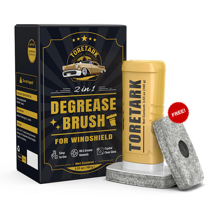 Toretark® Ultimate 2 en 1 Cepillo Desengrasante Automotriz para Película de Aceite