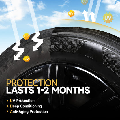 Spray Brillantador Instantáneo para Neumáticos Toretark® - Efecto Resistente a la Suciedad y Duradero