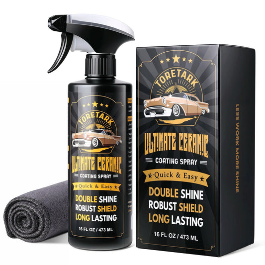 Toretark® Spray de Recubrimiento Cerámico Ultimate para Coche – 473 ml
