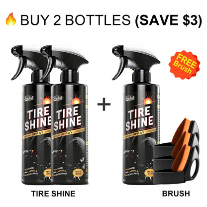 Spray Brillantador Instantáneo para Neumáticos Toretark® - Efecto Resistente a la Suciedad y Duradero