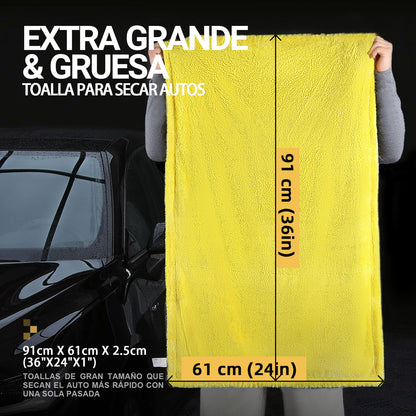 Toretark® Toalla Absorbente de Microfibra de Doble Cara