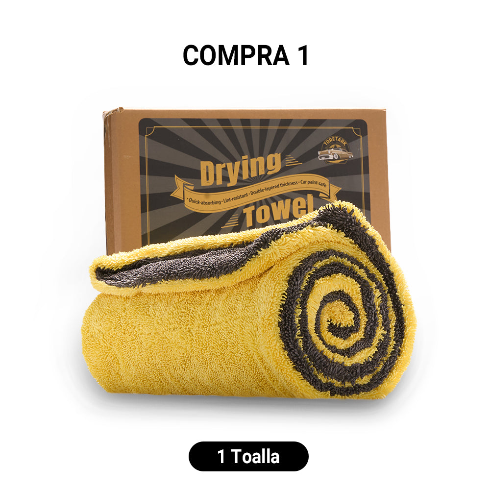 Toretark® Toalla Absorbente de Microfibra de Doble Cara