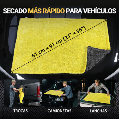 Toretark® Toalla Absorbente de Microfibra de Doble Cara