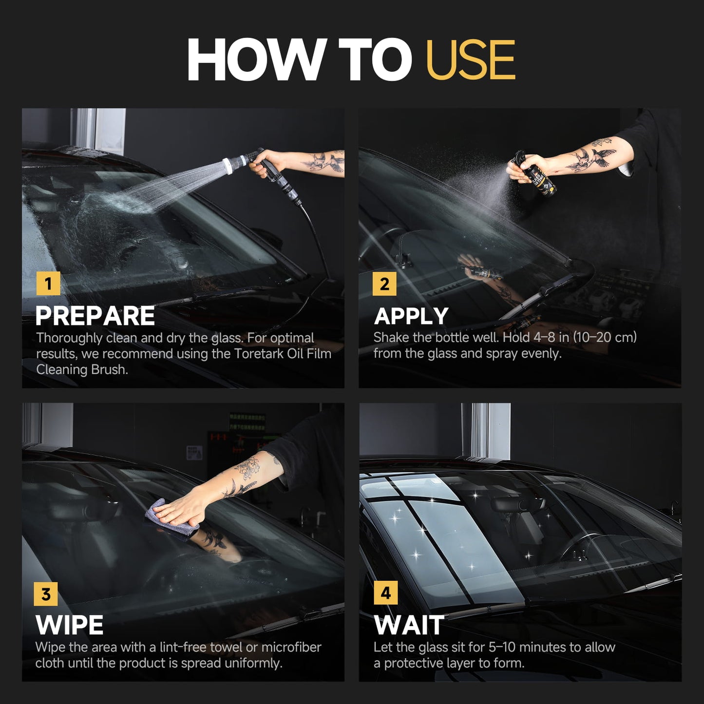 Toretark® Recubrimiento para Cristales de Auto