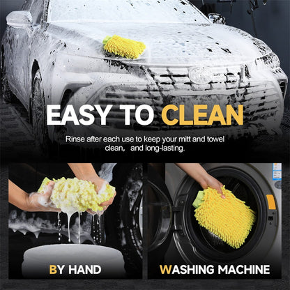 Toretark® Soft & Absorbent Car Wash Mitt - Scratch-Free Cleaning