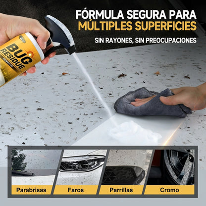 Potente Eliminador de Insectos y Residuos para Autos