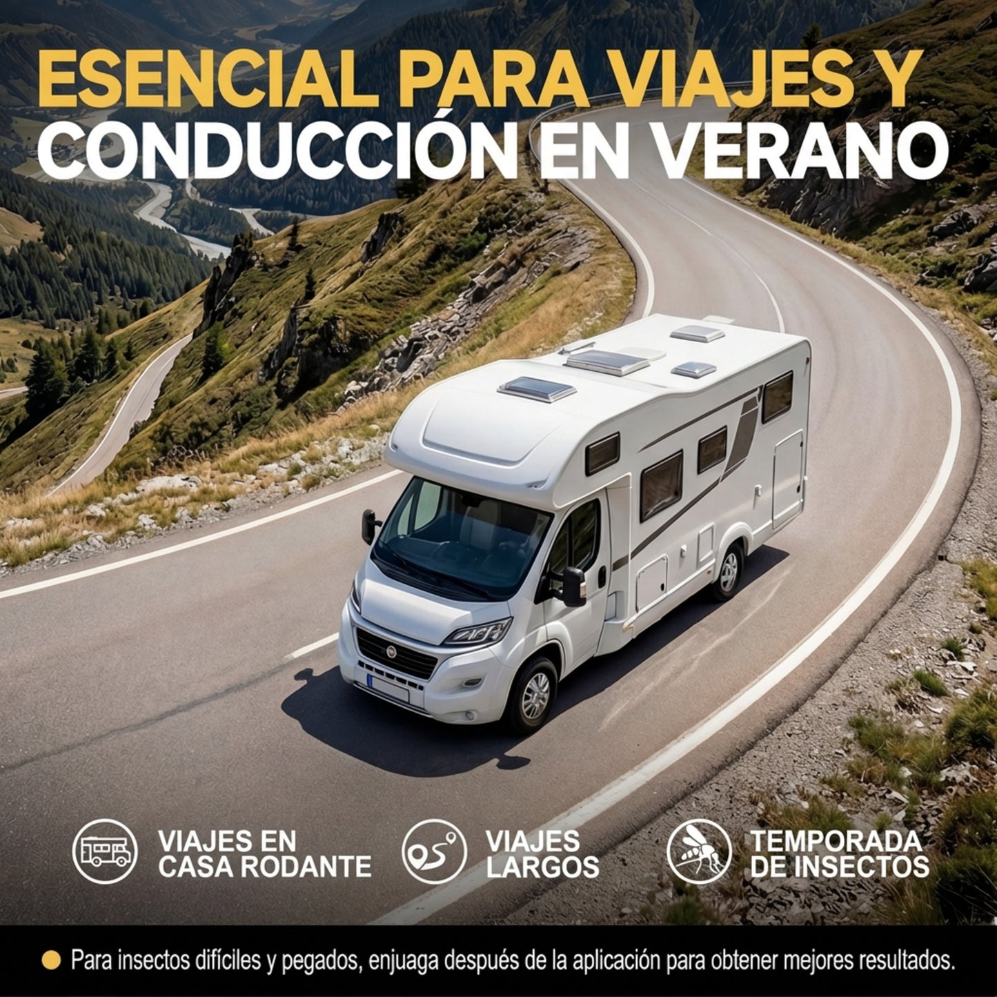 Potente Eliminador de Insectos y Residuos para Autos