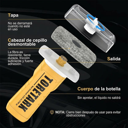 Cepillo Profesional para Eliminar Película de Aceite de Parabrisas