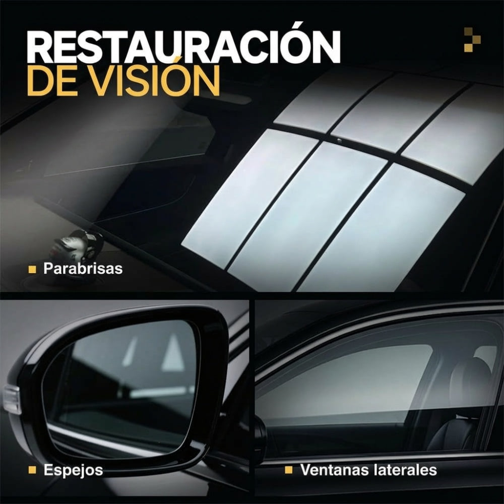 Cepillo Profesional para Eliminar Película de Aceite de Parabrisas