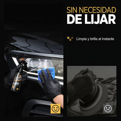 Kit de Restauración y Protección de Faros para Auto